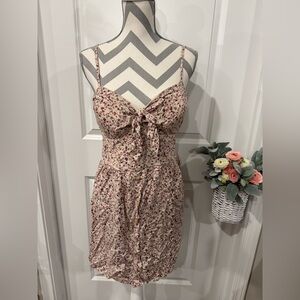 Floral Spaghetti Strap Dress